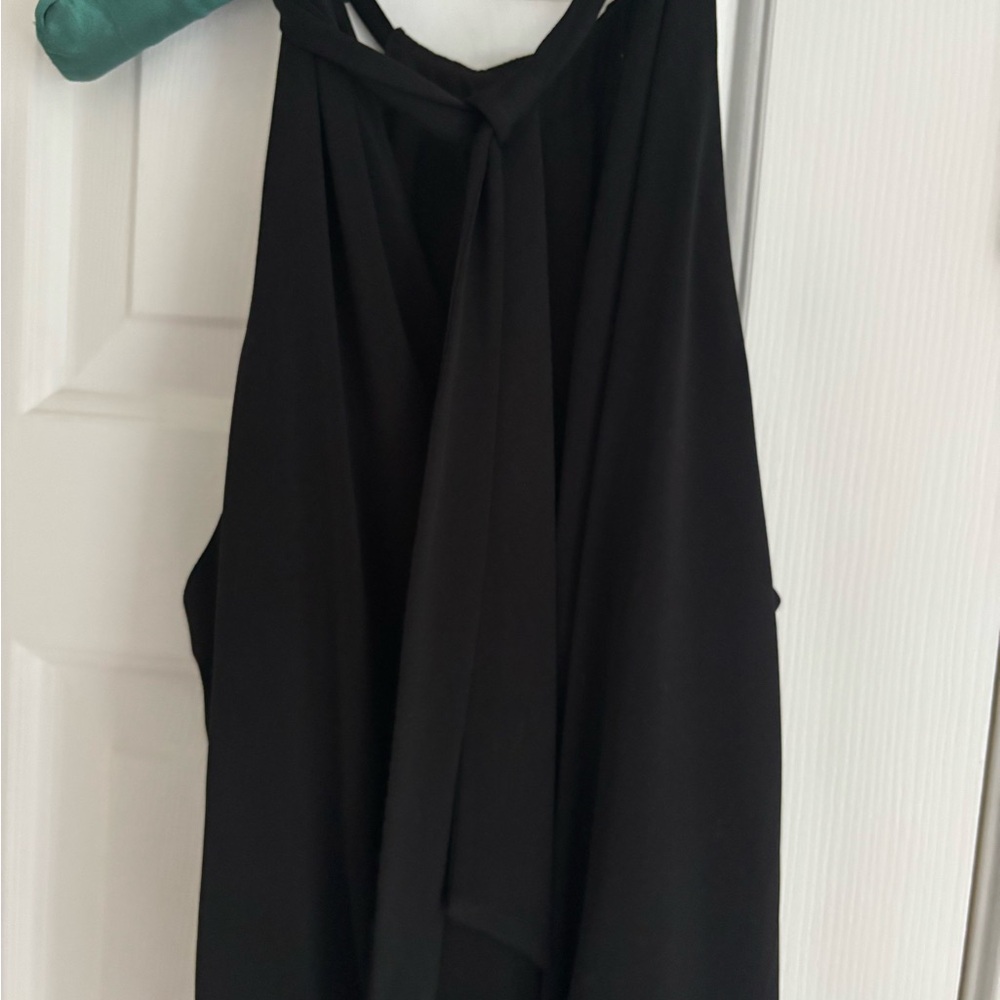 Laundry Elegant Black Halter Jumpsuit